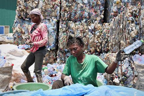 Plastic pollution is a major problem on Ghana's coastline. According to the World Economic Forum, Ghana generates approximately 840,000 tonnes of plastic waste per year and only around 9.5 per cent of that is collected for recycling.